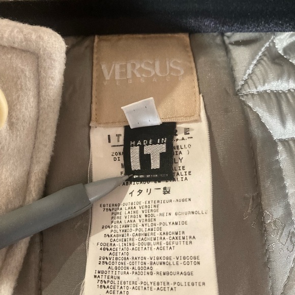 Versace, wool coat - Picture 6 of 7